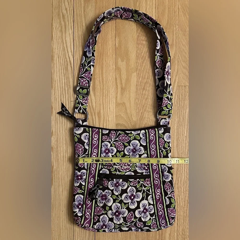 Retired Vera Bradley Hipster Crossbody in Plum Petals